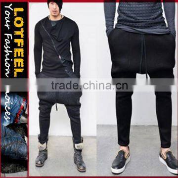 Thickly Double-layered Super Drop Baggy Sweatpants (LOTG219)