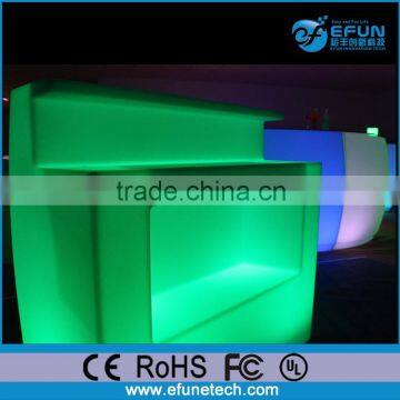 rgb color change led bar furniture with remote control,colorful led bar counter