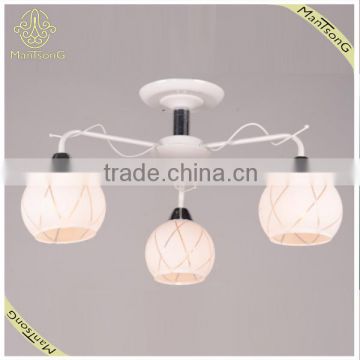 Simple Desgin With 3 Lights Round Base E27 Vintage Ceiling lamp, 2016 Lighting