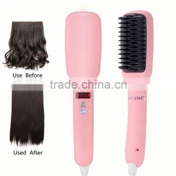 factory wholesale anion LCD electric hair straightener ceramic