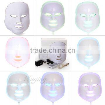 Led Light Therapy Facial Skin Rejuvenation Mask 7 Color With Anti-aging