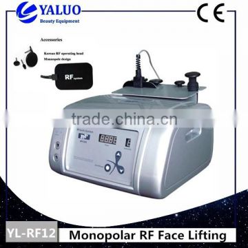 Portable monopolar RF radio frequency facial skin care beauty machine