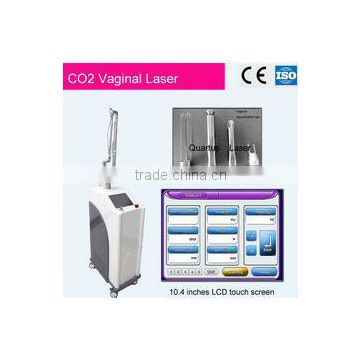 10600nm fractional co2 laser 60w RF tube CO2 fractional laser vaginal tightening /co2 laser articulated arm