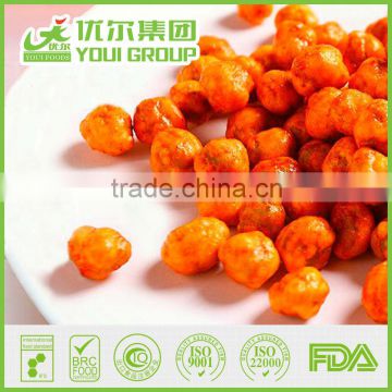 HACCP,ISO,BRC,HALAL Certification Sriracha Coated Chickpeas mix with best quality and hot price