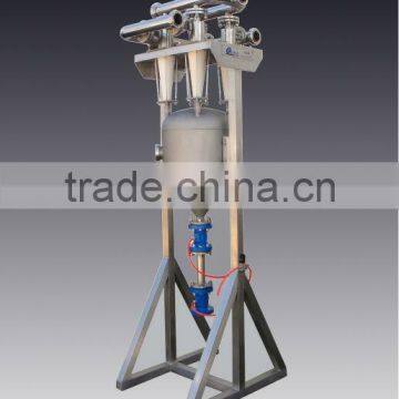 desanding cyclone for potato satch line