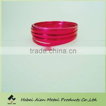 Anodized colored craft aluminum wire