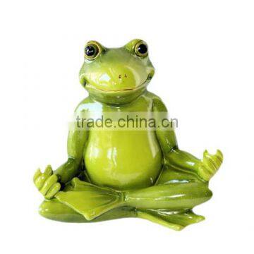 Garden decor decorative animal yoga frog figurine statues