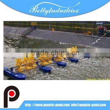 Air cooling diesel paddle wheel aerator