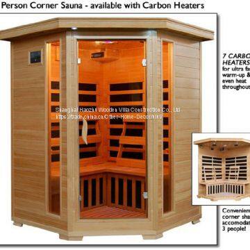 wooden steam shower cabin sauna room