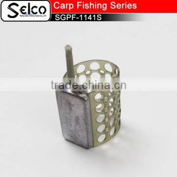 SGPF-1141S (27mm*32mm) Plastic Lead Weights Carp Fishing Cage Feeder photo-2