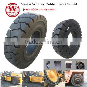 heavy vehicle solid rubber tires for industrial vehicle form China