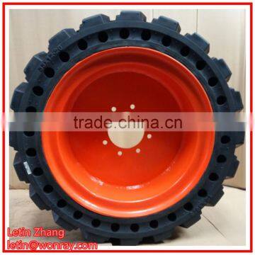 Solid Rubber Tires for Trail Best Price High Quality Solid Rubber Truck Tire 9.00-20 OTR Tyre Alloy Wheel Manufacture From China photo-2