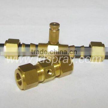 High Pressure Misting Nozzles Pipe Tube Brass Joint Connector photo-5