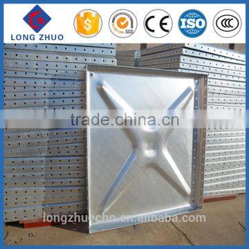 customize size galvanize steel water tank manufacture