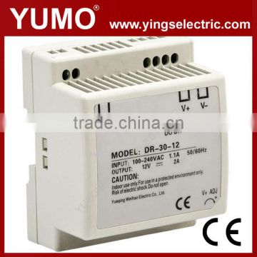 YUMO Din Rail DR-30-12 din rail 30W power supply Switching power supply