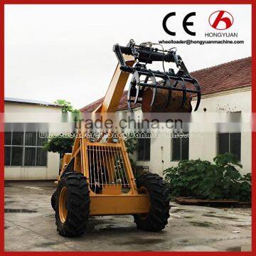 China Manufacture 1ton Wheel Loader Grab Sugar Cane Loader for Sale photo-2