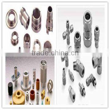 OEM CNC fastening parts with colorful plating