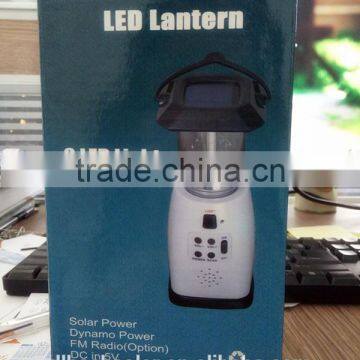 FM Radio Solar Power and Emergency Crank Solar Lantern &solar Charger photo-5