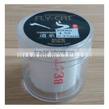 0.28mm 0.5LB package transparent nylon monofilament fishing line