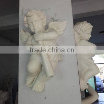Indoor Wall Hanging Small Angel Marble Statue photo-2