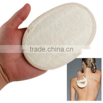 cy293 Natural Luffa and Terry Cloth Materials Loofa Sponge Scrubber Brush Close Skin For Men and Women Exfoliating Loofah Pads