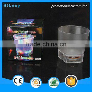 plastic flaring cup/printing plastic cup/plastic cup manufacturer /Flashing multicolor plastic material flashing lights