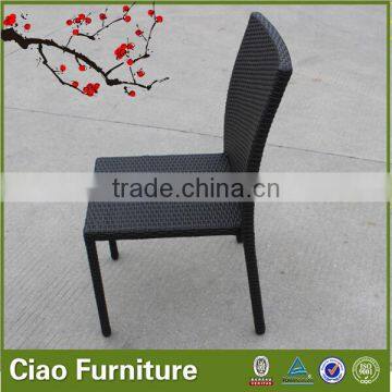 Garden Stackable Rattan Chair for Lunch Dining Chair photo-2