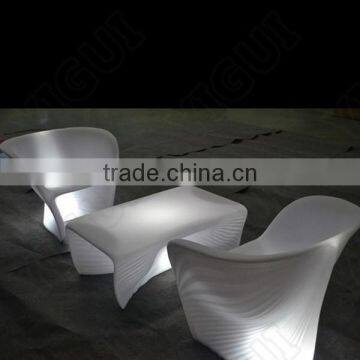 Best Selling Event Rental Acrylic Led Table and Chairs photo-6