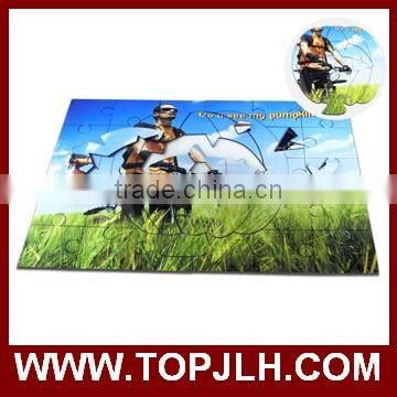 Topjlh 2017 Hot Factory Price Custom Blank MDF Sublimation Puzzle