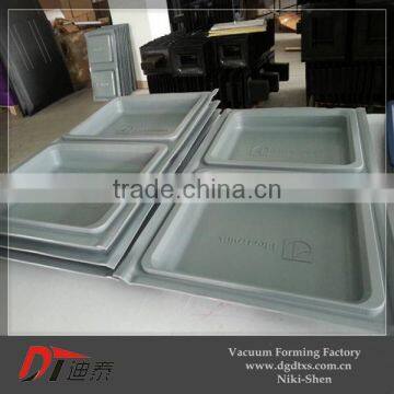 ABS Dark Grey Rectangle Plastic Thermoforming Tray photo-2