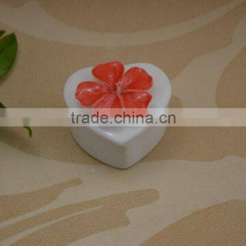 New Style Ceramic Jewel Box & Ceramic Trinket Box With Flower Shape photo-5