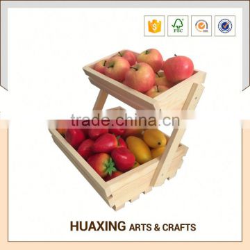 Home decration decorative wooden fruit basket