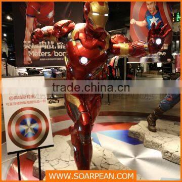Iron Man Fiberglass Window Display Props Life Size Movie Statues photo-2