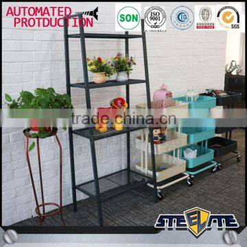 Corner Shelving Unit Steel Display Racks for Living Room photo-3
