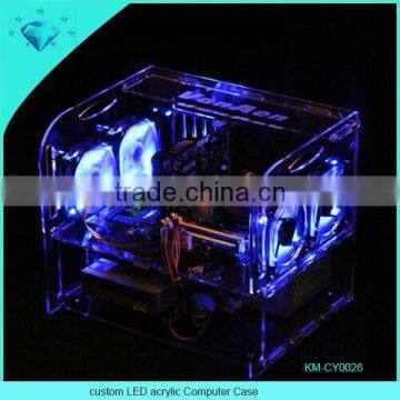 Custom Plexiglass Acrylic Computer Case with Led Light