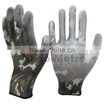 NMSAFETY 13g pu garden glove china pu work gloves for sale