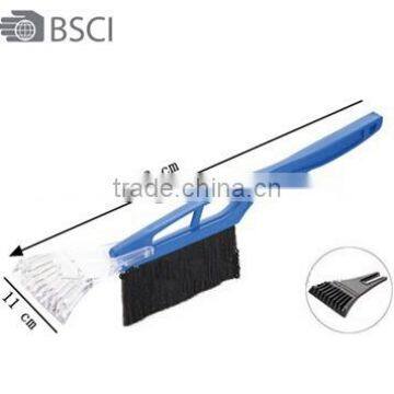 detachable snow brush with ice scraper, separate soft snow brush,car snow brush