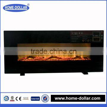 CSA and CE certificate custom size recessed glass indoor fake flame electric fireplace