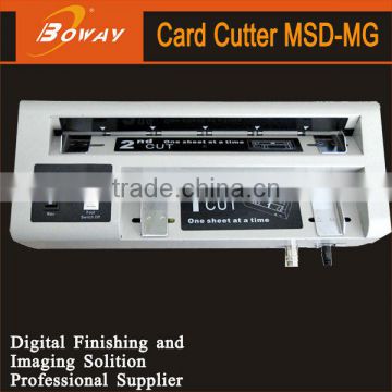 Boway service MSD-MG Semi-Automatic mini desktop Business Card Cutting machine