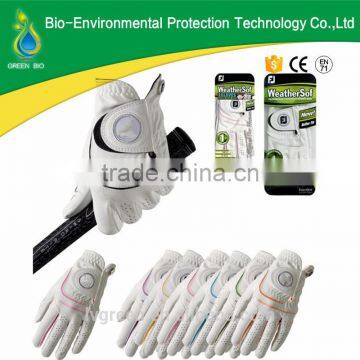 2015 Jiangsu Green Anti-slip Cabretta Leather Summer Golf Gloves photo-5