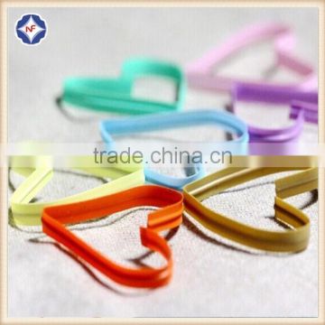 2017 Hot Sell Colorful Pre Cut Paper Twist Tie For Bread Bag Clip