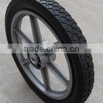 semi-pneumatic rubber wheel