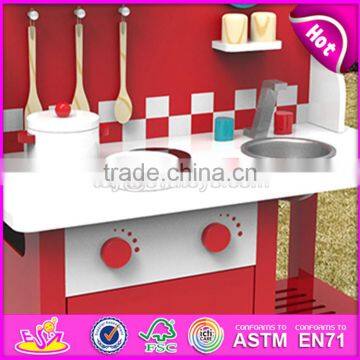 New Design Children Play Kitchen Set Boys Wooden Pretend Kitchen Set W10C291 photo-6