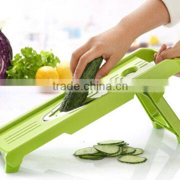 New Plastic Mandolin Food Slicer Vegetable Grater Shredder Cutting photo-5