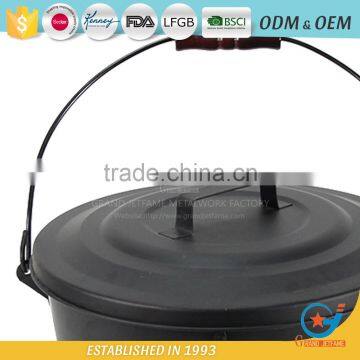 Good Quality Coal Bucket With Wooden Handle Fireplace Hot Coal Bucket photo-2