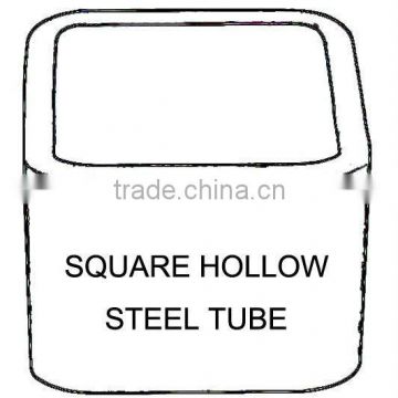 rectangular steel pipe/back pipe /steel tube