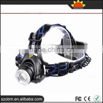 Wholesale High Quality XML T6 LED 1600 Lm Zoomable LED Rechargeable Headlamp With 18650 Batteriy,charger photo-4