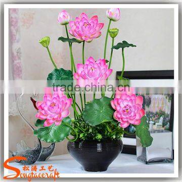 Fake Plant Tree Artificial Potted Flowers Plant for Home Decoration photo-4