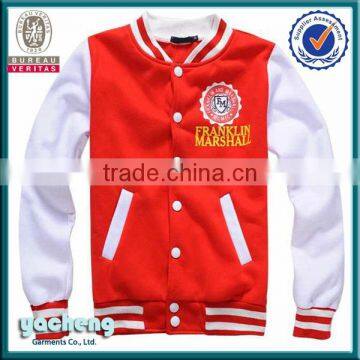 OEM high quality wholesale for men hoodie baseball varsity jackets