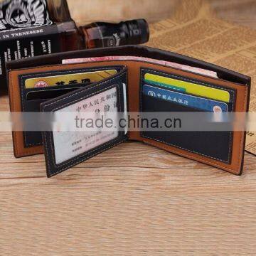 Shuoyang New Fashion Custom Gift Men's PU Wallet Wholesale photo-5